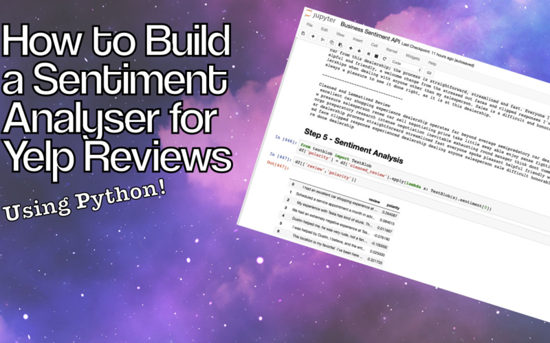 How to Build A Sentiment Analyser For Yelp Reviews in Python